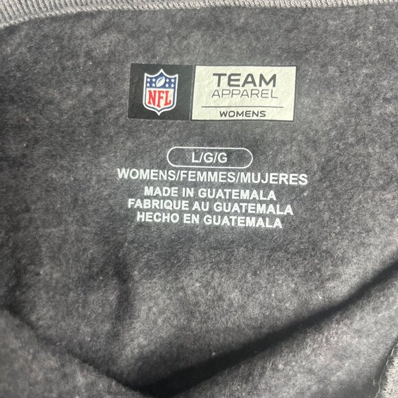 NFL Arizona Cardinals Logo Hoodie Sweatshirt Womens Gray Large New - Picture 7 of 11